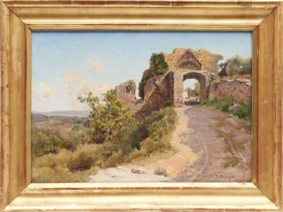 Ruines au bord de l'étang de Berre.