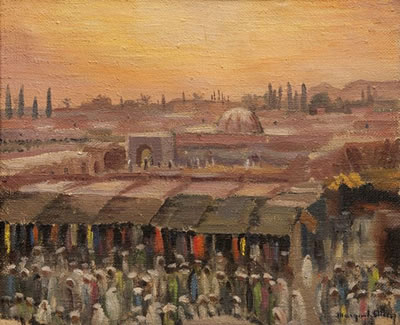Sample artwork by Marguerite Allar (1899 - 1974), known for landscape paintings - View similar artists and auction records