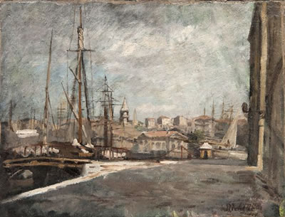 Le canal de la douane à Marseille