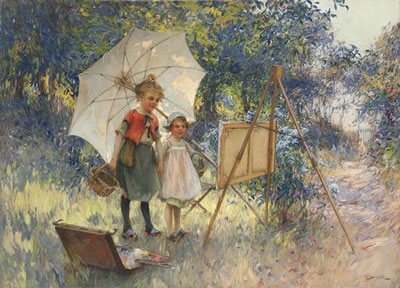 Enfants au jardin
