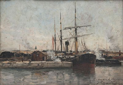 Vue d'un port by Victor Coste - Auction record, sale price, and art valuation. Compare with similar artists and explore comparable artworks.