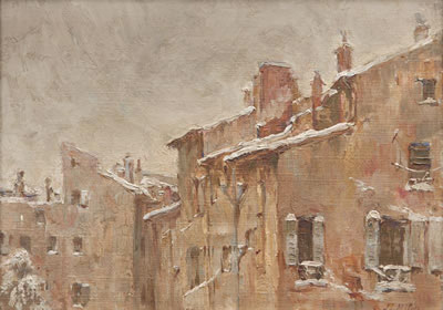 Aix sous la neige