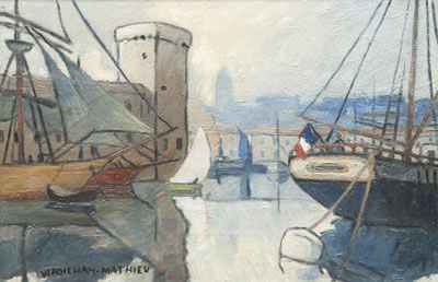 L'entrée du port de Marseille. by Louis-Mathieu Verdilhan - Auction record, sale price, and art valuation. Compare with similar artists and explore comparable artworks.