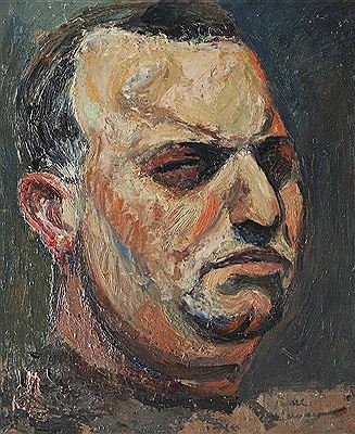 Portrait of Pierre Ambrogiani: Self-portrait