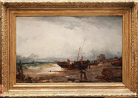 Pêcheurs en bord de plage