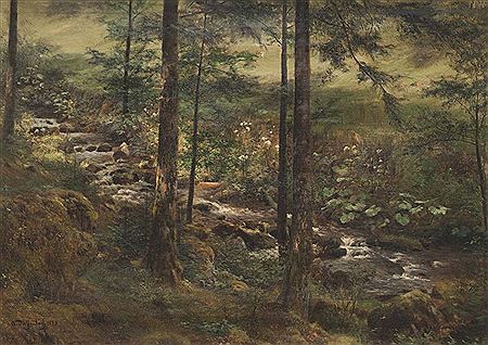 Le ruisseau dans la clairière, 1898