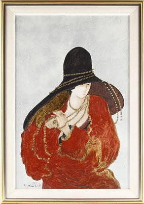 Woman in Red