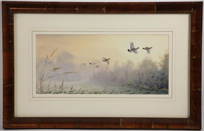 "Partridge through Mist"