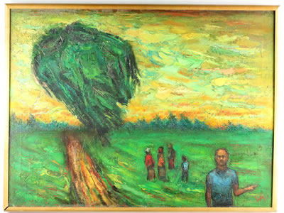 Self Portrait with Ghosts