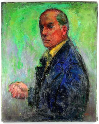 Portrait of William Mangum: Self-portrait