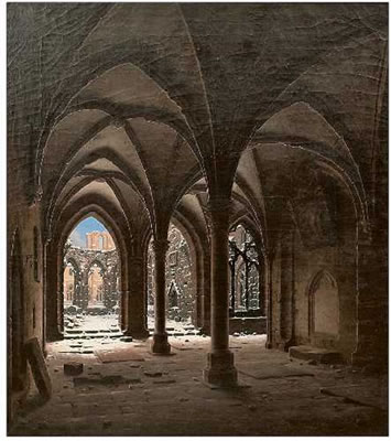 Sample artwork by Carl George Adolph Hasenpflug (1802 - 1858), known for landscape, buildings, cloister ruins - View similar artists and auction records