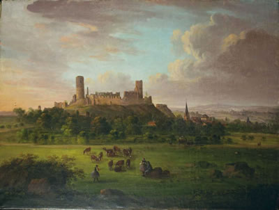RUINE DER BURG MÜNZENBERG BEI BUTZBACH