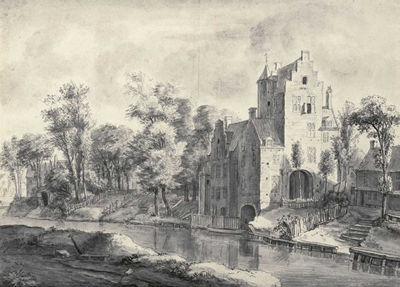 Sample artwork by Anthonie Waterloo (1609 - 1690), known for landscape and figure paintings, rural genre - View similar artists and auction records