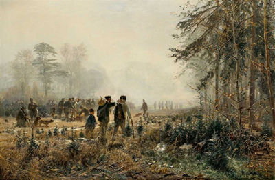 NACH DER ROTWILDJAGD by Hugo Muhlig - Auction record, sale price, and art valuation. Compare with similar artists and explore comparable artworks.