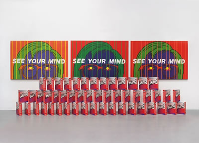 SEE YOUR MIND by Les Levine - Auction record, sale price, and art valuation. Compare with similar artists and explore comparable artworks.