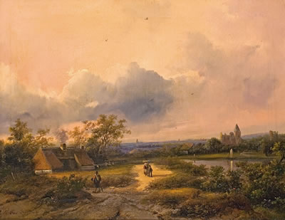 WEITE LANDSCHAFT MIT FIGUREN