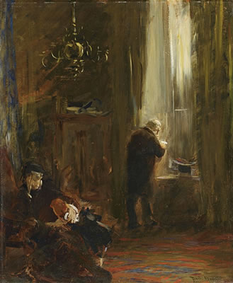 SCHWERE STUNDEN by Ferdinand Brutt - Auction record, sale price, and art valuation. Compare with similar artists and explore comparable artworks.