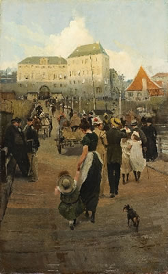 Sample artwork by Wilhelm Schreuer (1866 - 1933), known for figure painting - View similar artists and auction records