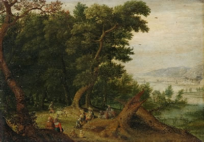 BEWALDETE LANDSCHAFT MIT FIGURENSTAFFAGE by Mattheus Molanus - Auction record, sale price, and art valuation. Compare with similar artists and explore comparable artworks.
