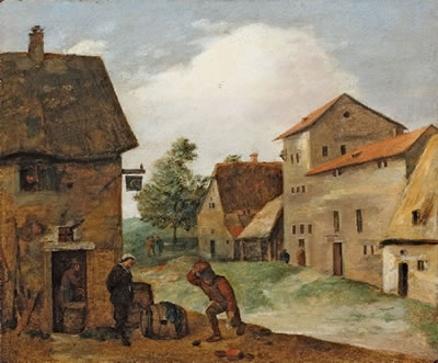 ZWEI BAUERN BEI DER DORFSCHENKE by Adriaen Brouwer - Auction record, sale price, and art valuation. Compare with similar artists and explore comparable artworks.