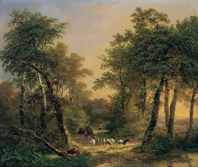 BEWALDETE LANDSCHAFT MIT HIRTEN UND SCHAFHERDE by Pierre Hellemans - Auction record, sale price, and art valuation. Compare with similar artists and explore comparable artworks.
