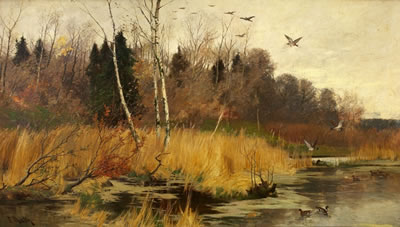 SEA SHORE IN AUTUMN