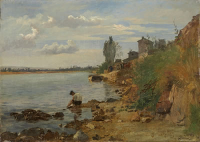 SAINT JUET NEAR THE RIVER LOIRE by Charles Joseph Beauverie - Auction record, sale price, and art valuation. Compare with similar artists and explore comparable artworks.
