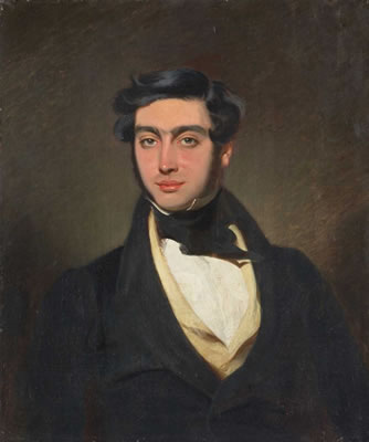 PORTRAIT OF A YOUNG MAN WITH YELLOW WAISTCOAT