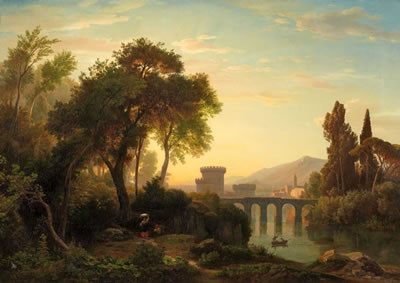 ITALIAN LANDSCAPE by Johann Wilhelm Schirmer - Auction record, sale price, and art valuation. Compare with similar artists and explore comparable artworks.