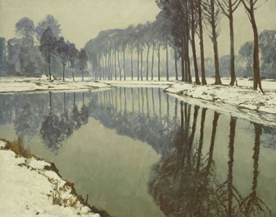 WINTER AT THE RIVER ERFT by Max Clarenbach - Auction record, sale price, and art valuation. Compare with similar artists and explore comparable artworks.