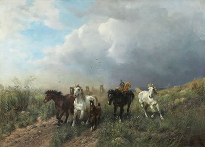 MEADOW WITH HORSES by Ludwig Benno Fay - Auction record, sale price, and art valuation. Compare with similar artists and explore comparable artworks.