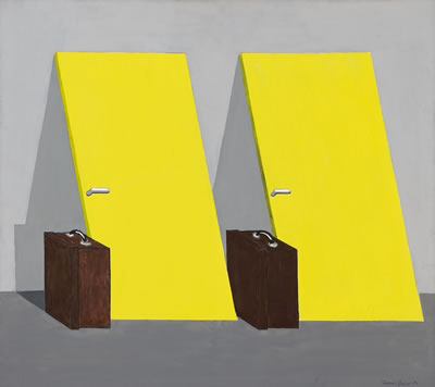 UNTITLED (THE PAINTING WITH THE YELLOW DOORS)