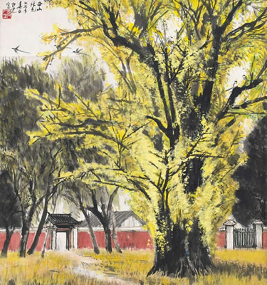 Garten in den West-Bergen bei Beijing im Herbst. by Zhang Renzhi - Auction record, sale price, and art valuation. Compare with similar artists and explore comparable artworks.