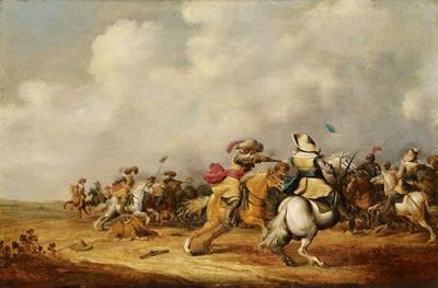 A CAVALRY SKIRMISH