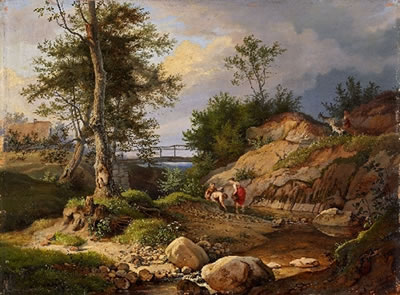 Sample artwork by Ludwig Richter (1803 - 1884), known for painting - View similar artists and auction records