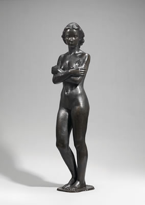 Sample artwork by Richard Martin Werner (1903 - 1949), known for bronze figurative sculpture, female nudes, coin design - View similar artists and auction records