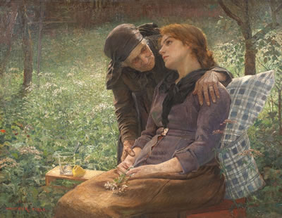 A YOUNG AND AN OLD WOMAN