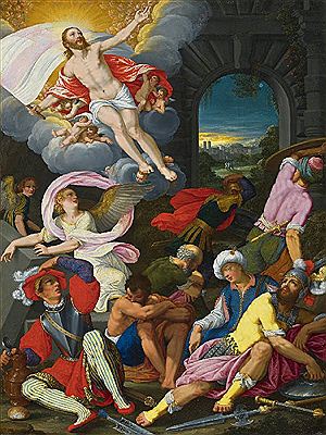 Sample artwork by Johann Konig (1586 - 1642), known for small scale religious painting - View similar artists and auction records