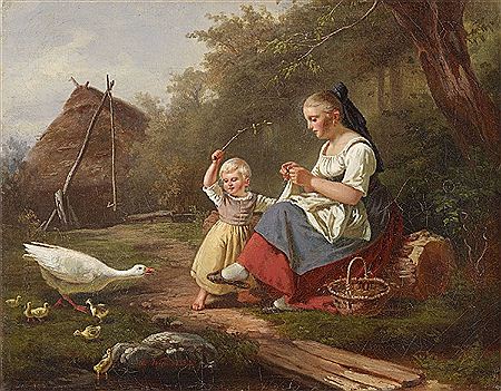 THE GIRL AND THE GOOSE MOTHER