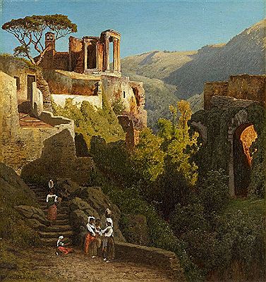THE TEMPLE OF VESTA AT TIVOLI