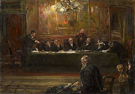 IN FRONT OF THE JUDGES