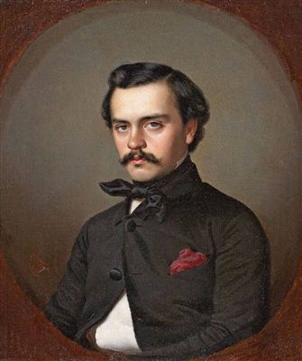 Portrait of Friedrich Kraus: PORTRAIT OF A YOUNG MAN (SELF PORTRAIT?)