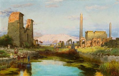 MORNING AT THE LAKE OF KARNAK
