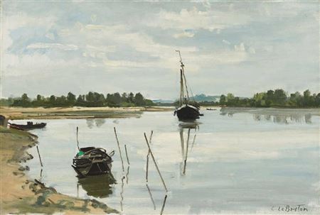 La Loire à Ancenis by Constant Le Breton - Auction record, sale price, and art valuation. Compare with similar artists and explore comparable artworks.