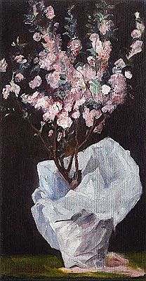 A Pot of Azaleas in Tissue Paper