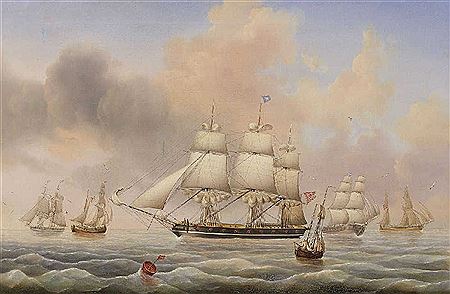 SAILING SHIPS ON THE SEA by Carl Justus Harmen Fedeler - Auction record, sale price, and art valuation. Compare with similar artists and explore comparable artworks.