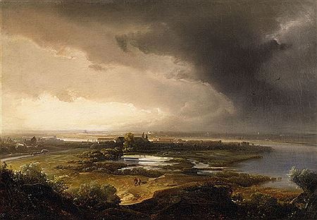 VIEW OF THE LOWER RHINE 1845