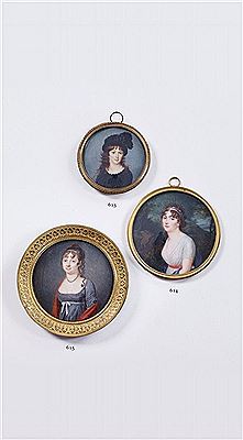 A portrait of a young lady