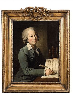 Portrait of a Young Man Writing