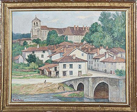 Vue de Solignac by Mathilde Villoutreix - Auction record, sale price, and art valuation. Compare with similar artists and explore comparable artworks.